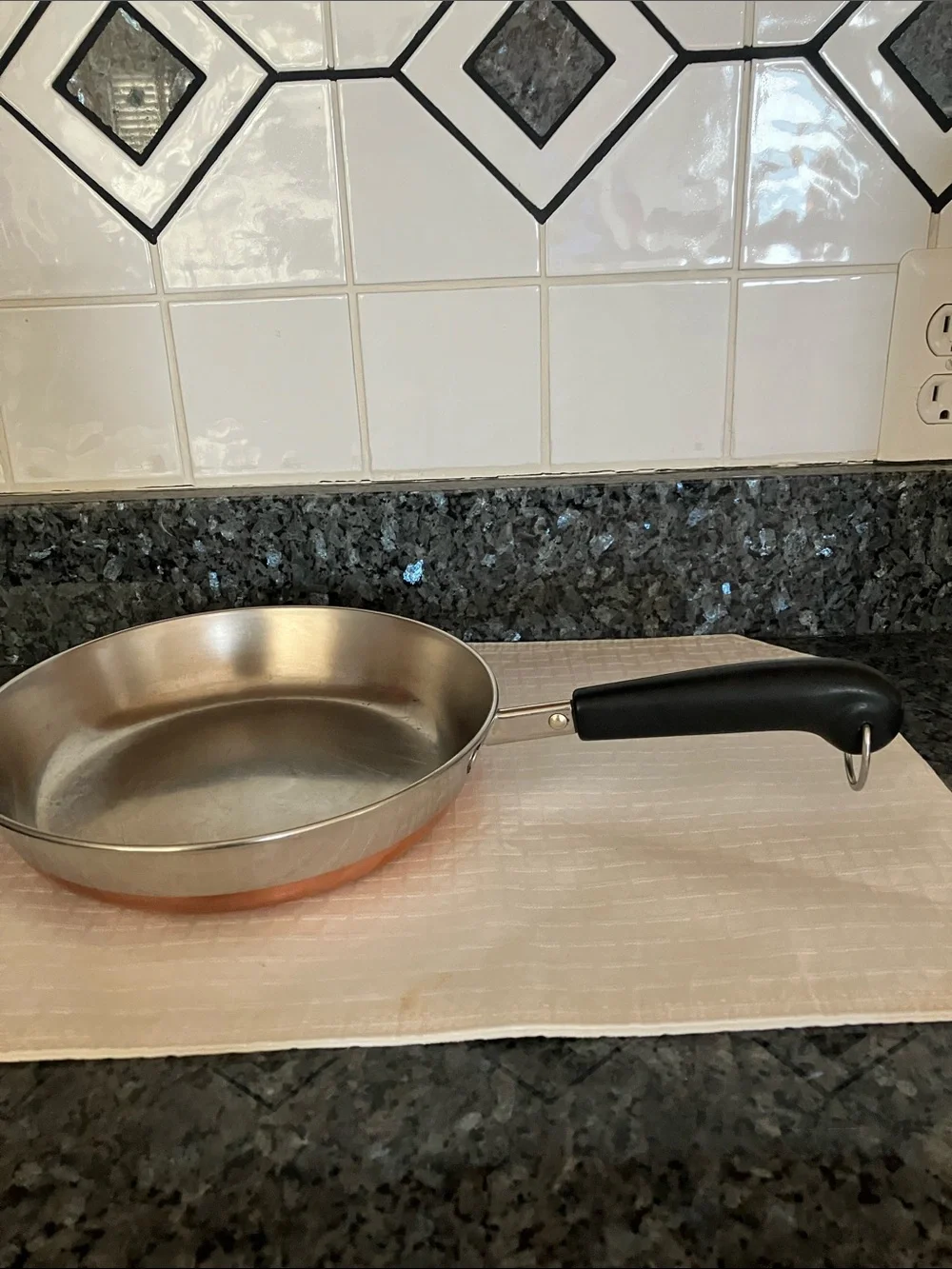 Revere Ware Stainless Steel Copper Bottom 9” Fry Pan